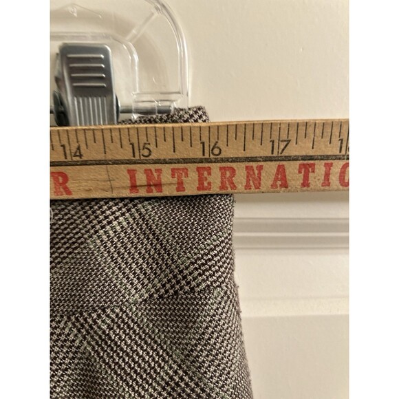 VTG Charter Club Plaid Front Pleat Skirt Size 10 Career Professional - Picture 4 of 5